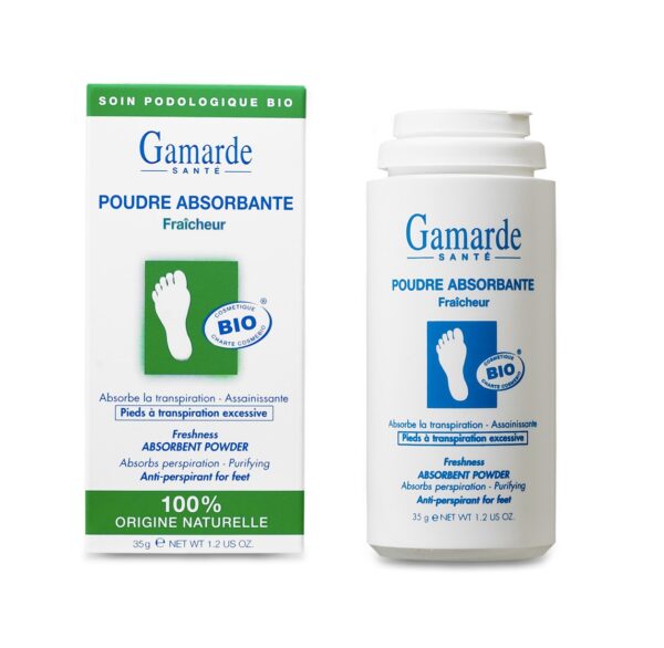 Gamarde Sante, Antiseptinen talkki 35 g – Hiertymien ja jalkahienhajun ehkäisyyn