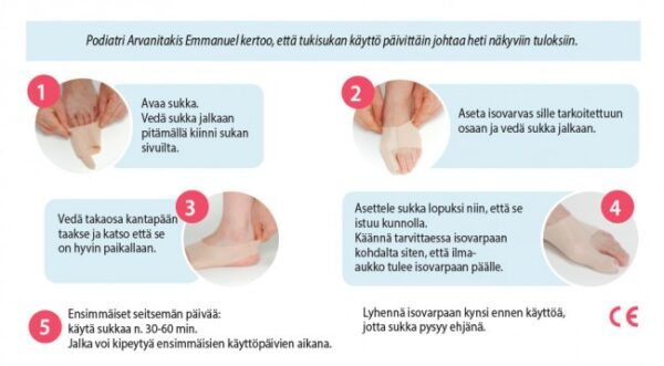 Oiva HalluxValgus -sukka - Image 3