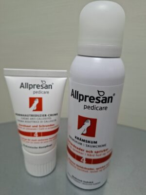 Allpresan 4 Vaahtovoide 125 ml ja Yövoide 40 ml, - Halkeilevalle iholle