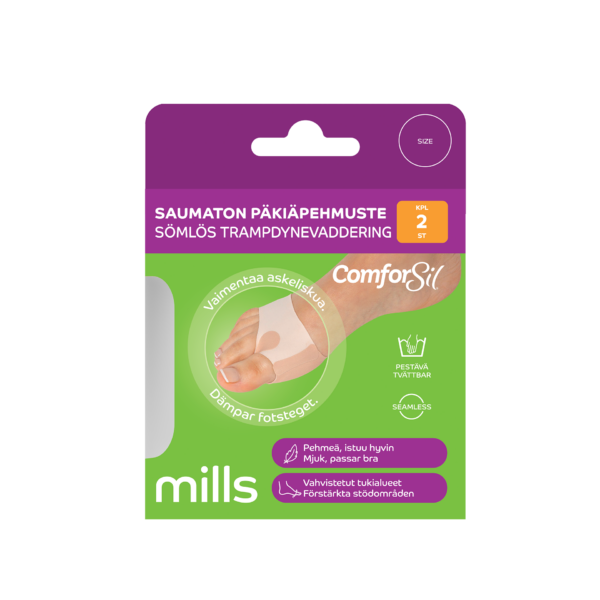 Comforsill saumaton päkiäpehmuste