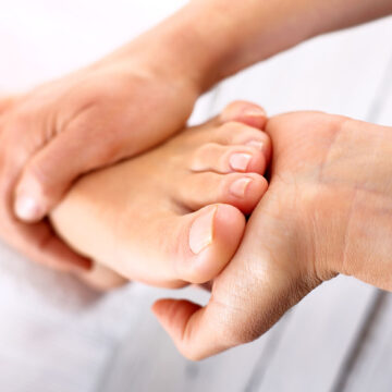 Kuva jalkahieronnasta