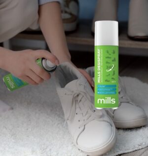 Mills Desispray 360˚ – Desinfiointispray jaloille ja kengille (200 ml)